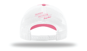 111 Garment Washed Trucker Hot Pink/White w/ Leather Patch